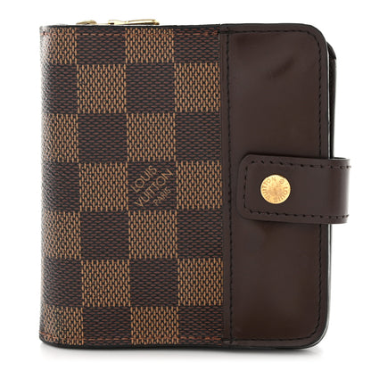 Louis Vuitton Damier Ebene Zippe Zipped Compact Wallet 1 of 12