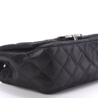 Chanel Sequin Goatskin Crystal CC Mini Flap Black 6 of 9