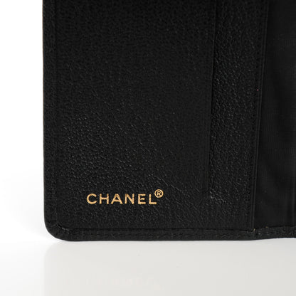 Chanel Goatskin Small Pocket Agenda Cover Black 6 of 8