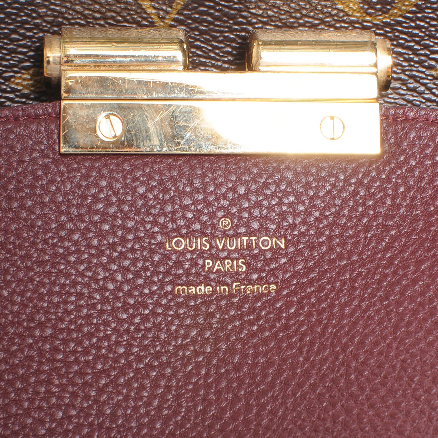 Louis Vuitton Monogram Olympe Bordeaux 6 of 7