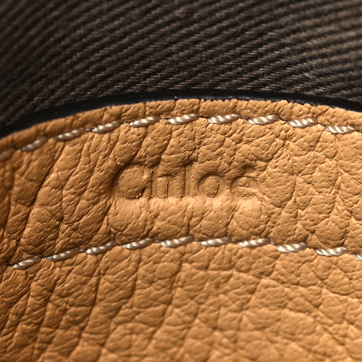 Chloe Calfskin Mini Marcie Round Crossbody Bag Bleached Brown 5 of 11