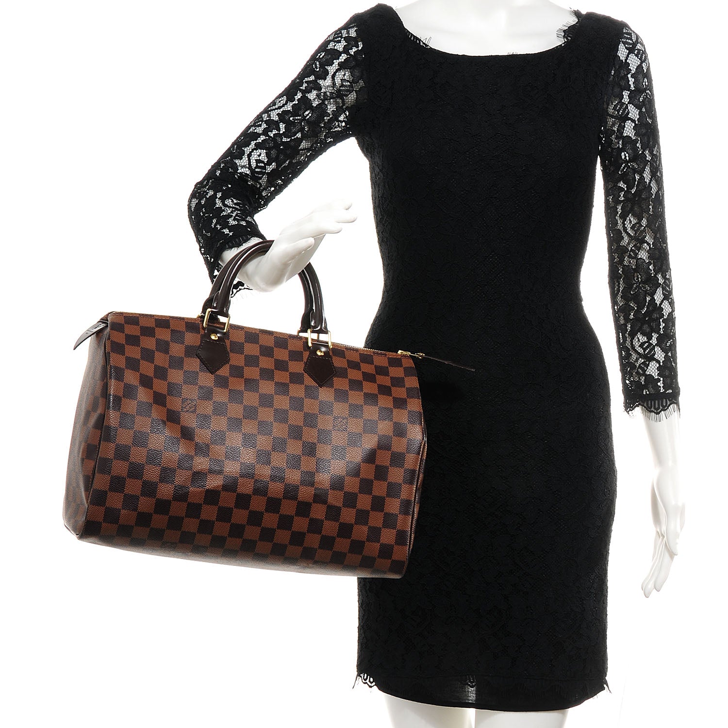Louis Vuitton Damier Ebene Speedy 35 2 of 8