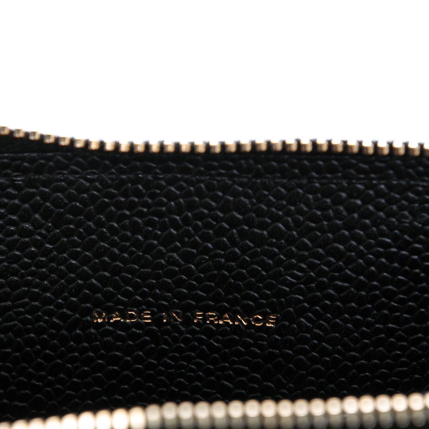Chanel Caviar Quilted Large Gusset Zip Around Wallet Black 8 of 8