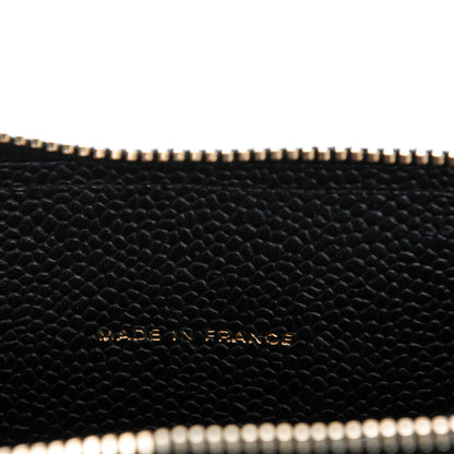 Chanel Caviar Quilted Large Gusset Zip Around Wallet Black 8 of 8