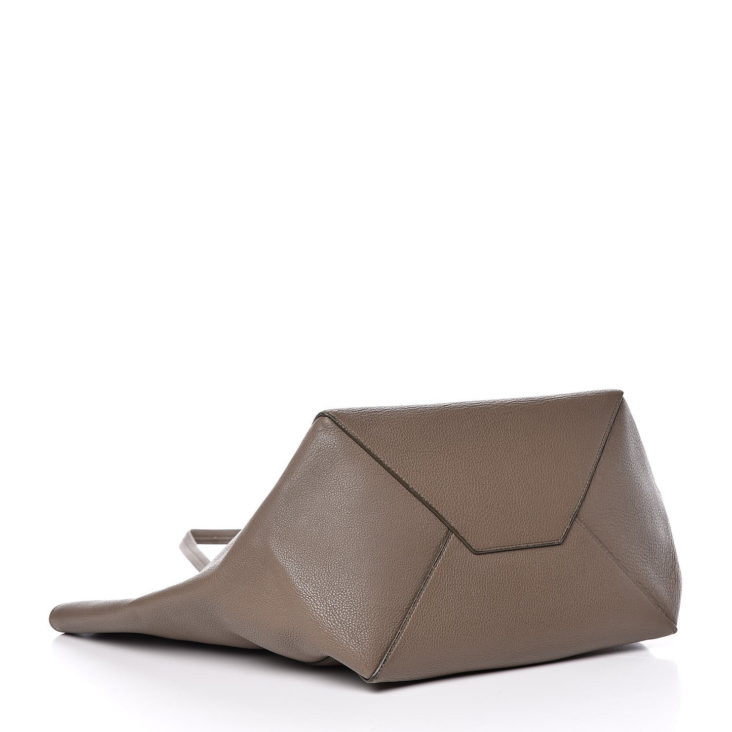 Soft Grained Calfskin Medium Belt Cabas Phantom Taupe