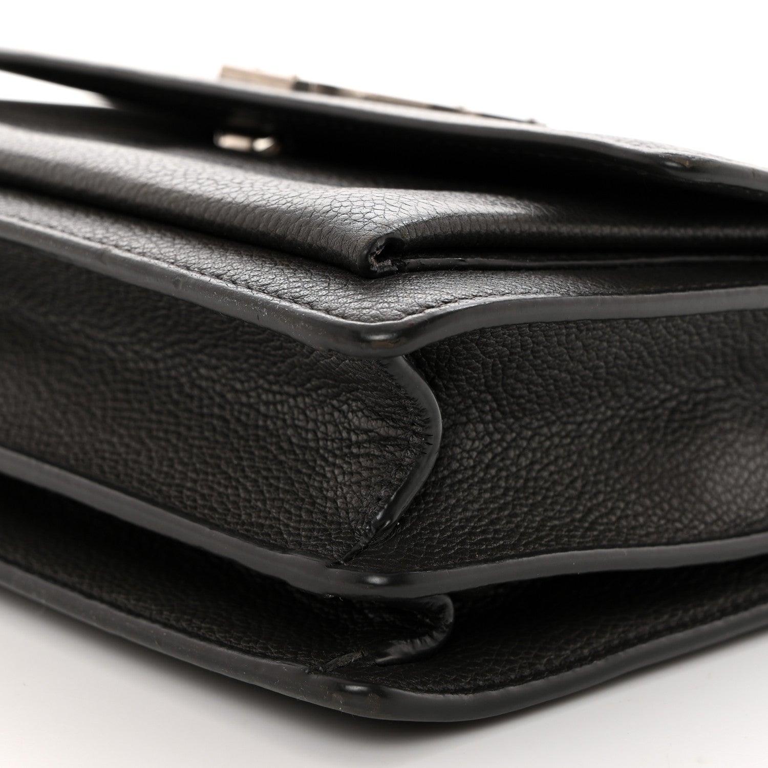 Saint Laurent Grained Calfskin Medium Monogram Sunset Dark Anthracite 10 of 10