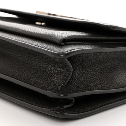 Saint Laurent Grained Calfskin Medium Monogram Sunset Dark Anthracite 10 of 10