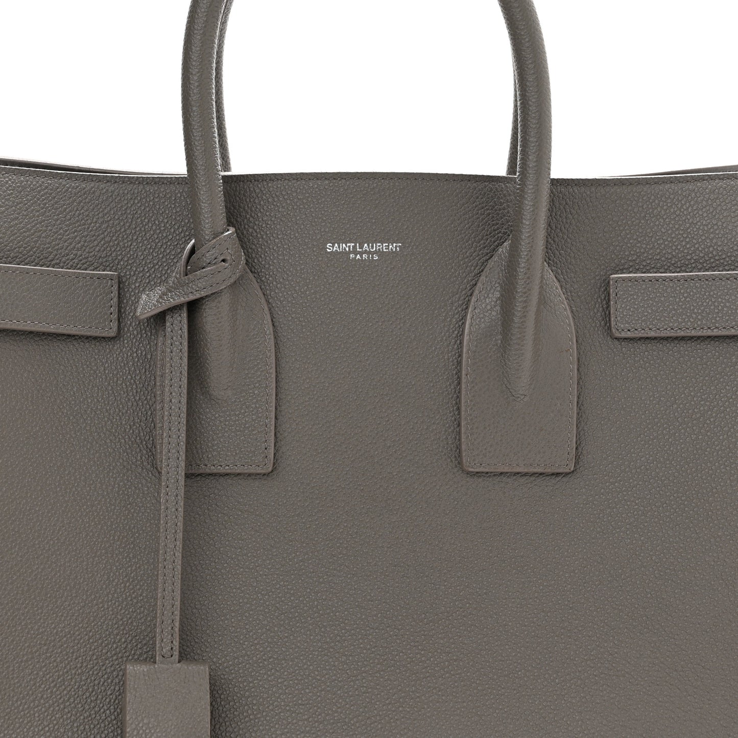 Grained Calfskin Small Sac De Jour Fog