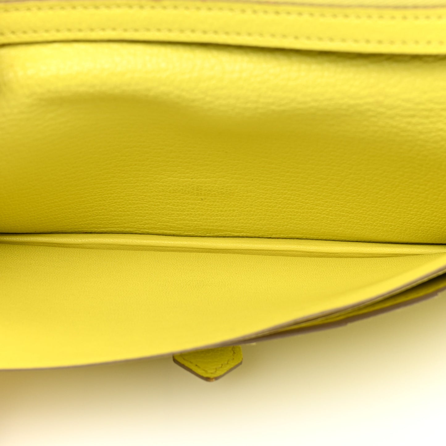 Chevre Mysore Bearn Gusset Wallet Lime