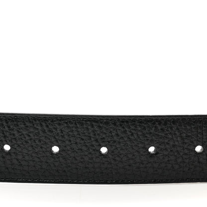 Gucci Calfskin Double G Reversible 37mm Belt 70 28 Black Cocoa 4 of 5