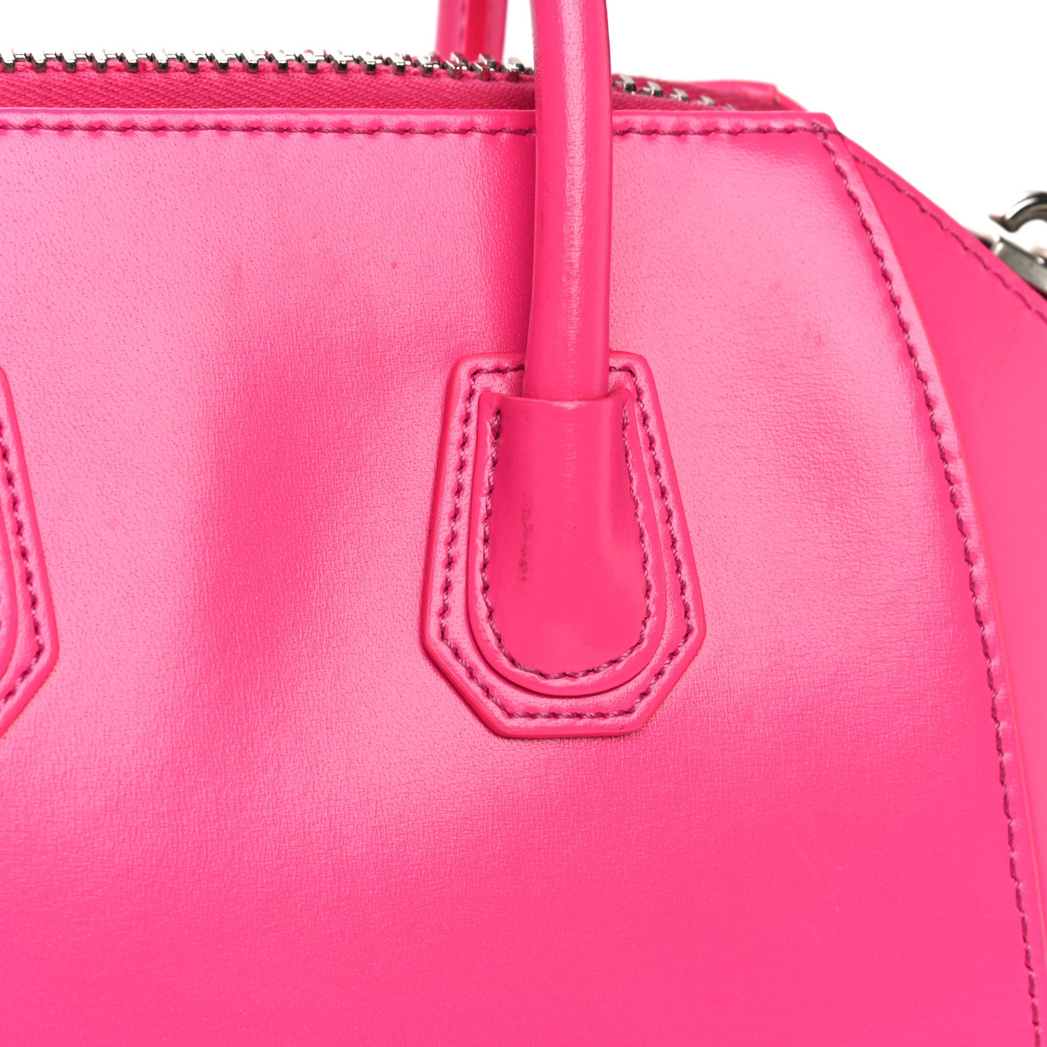 Givenchy Shiny Lord Calfskin Mini Antigona Shocking Pink 15 of 17