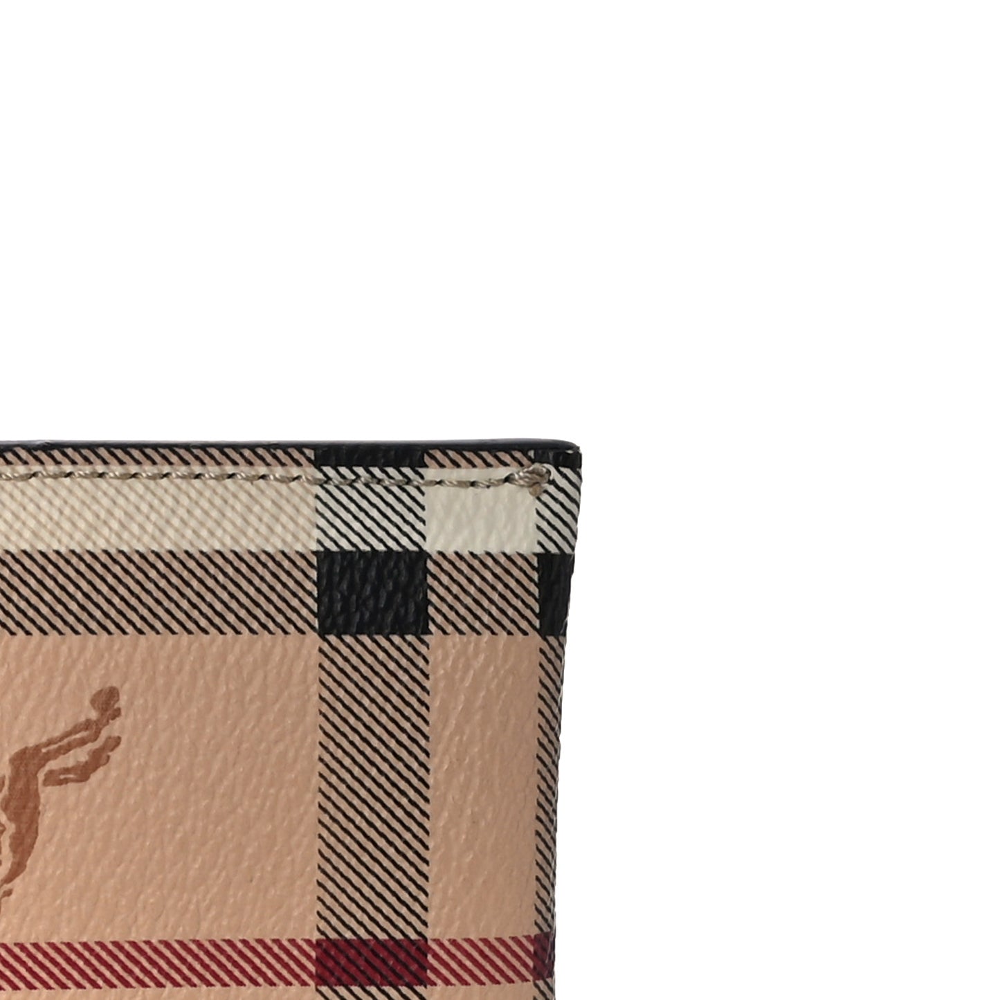 Haymarket Check Peyton Crossbody Clutch Bag Toffee