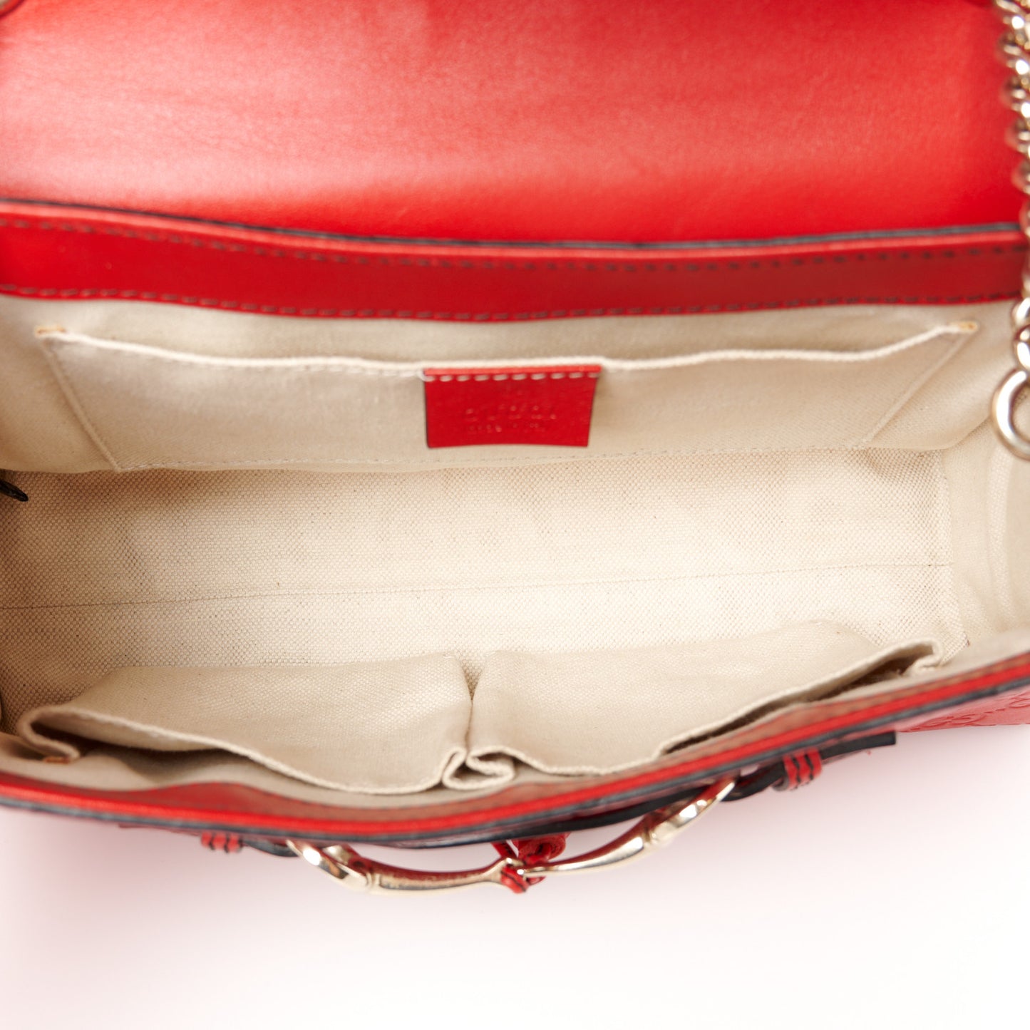 Guccissima Medium Emily Chain Shoulder Bag Red