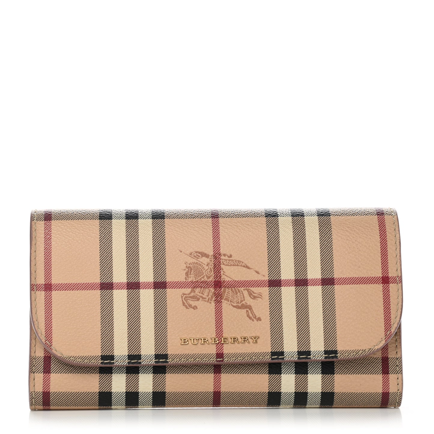 Haymarket Check Halton Wallet Dark Sand