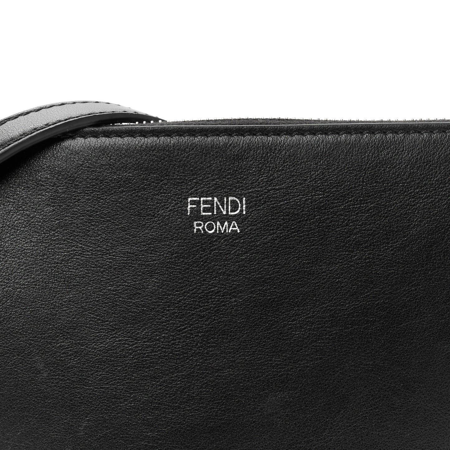 Vitello Mini Crossbody Pouch Black