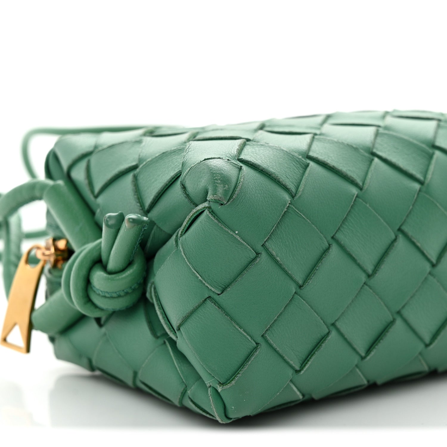 Bottega Veneta Nappa Intrecciato Candy Loop Camera Bag Mermaid 8 of 10