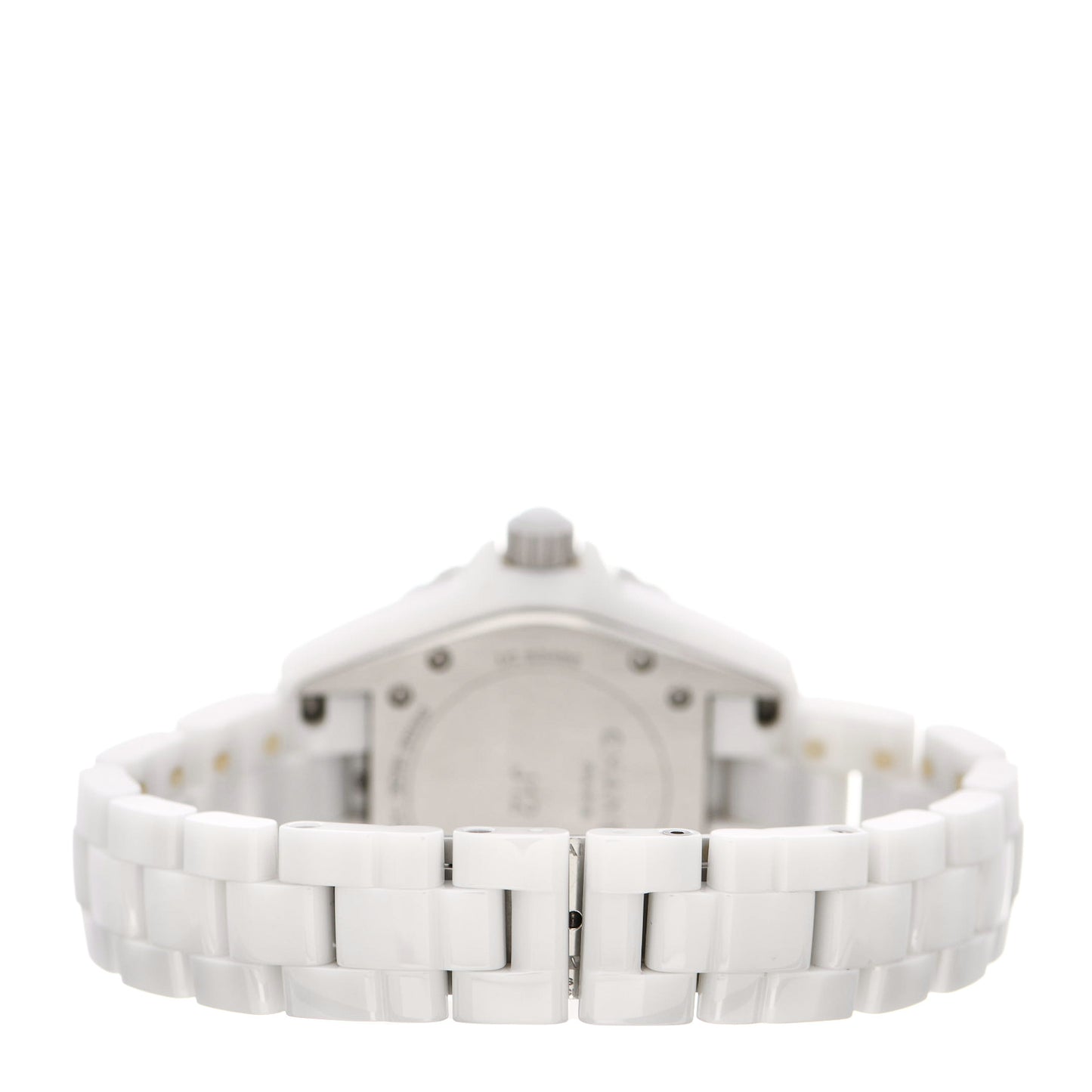 Stainless Steel Ceramic 33mm J12 Quartz Watch White