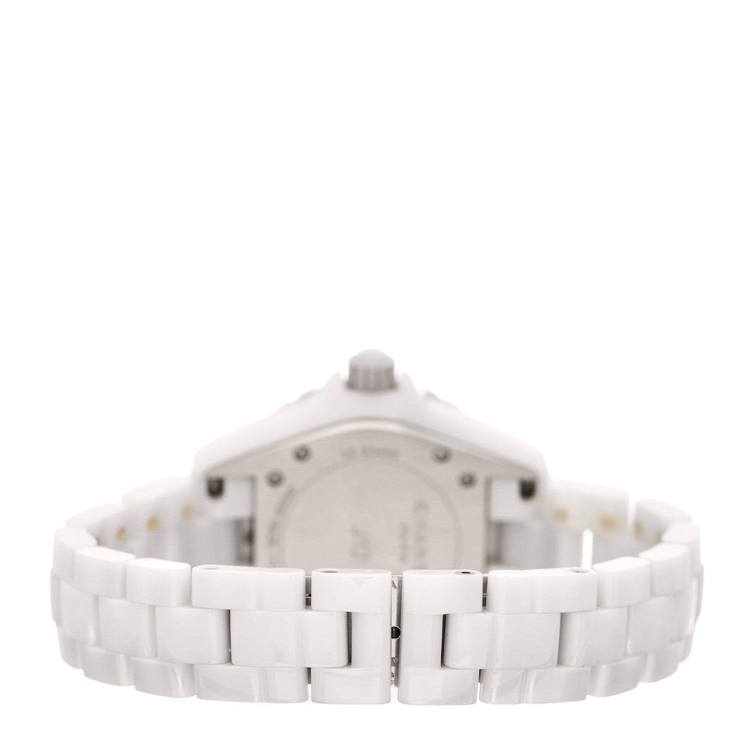 Chanel Stainless Steel Ceramic 33mm J12 Quartz Watch White 3 of 4