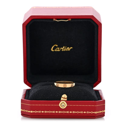 Cartier 18K Yellow Gold 3.5mm LOVE Wedding Band Ring 53 6.5 5 of 5