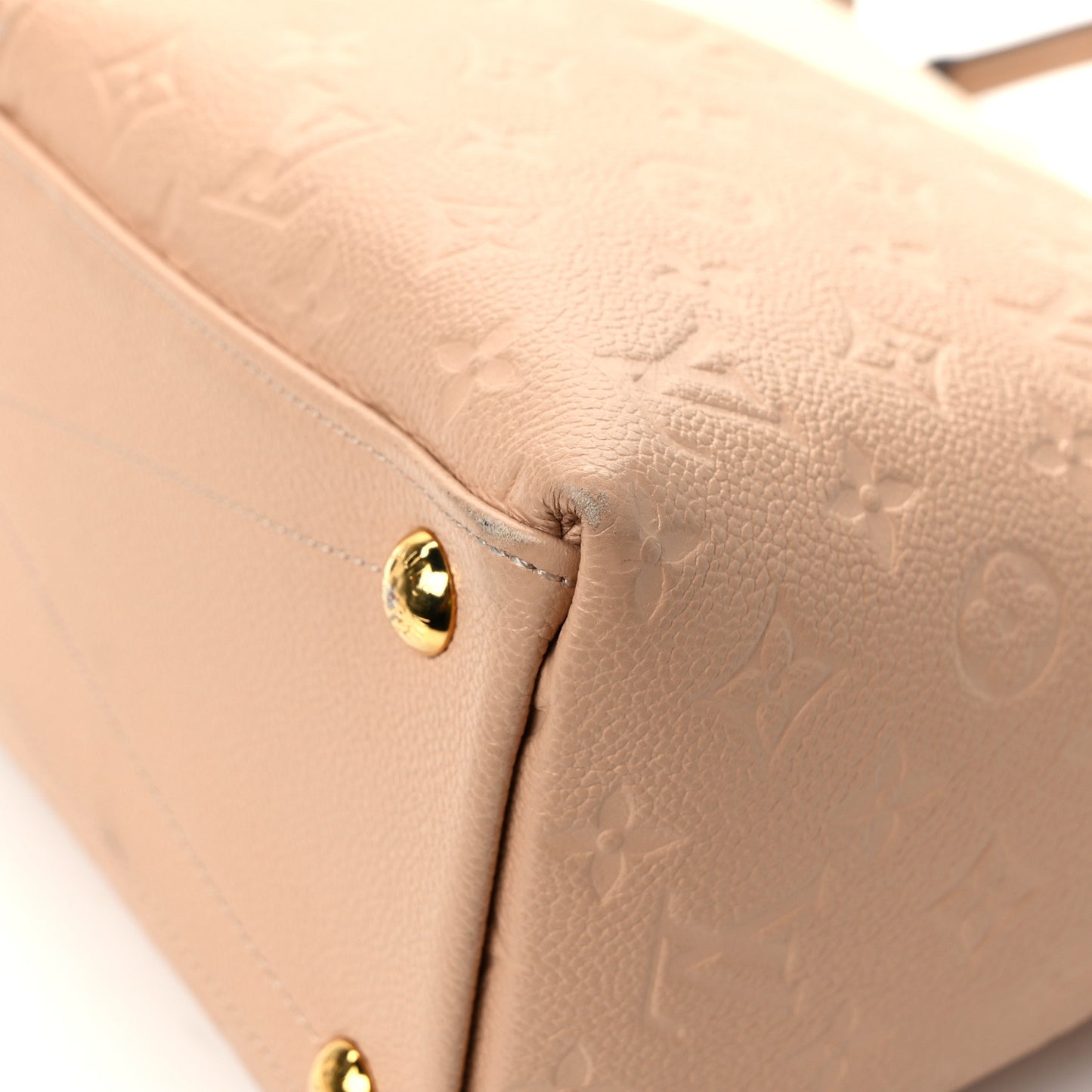Empreinte V Tote MM Beige Rose Creme