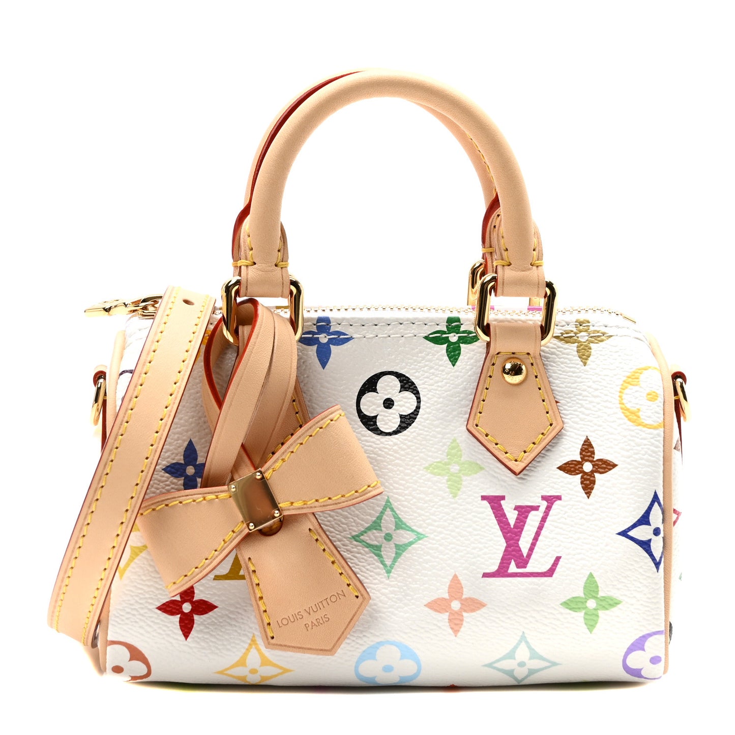 LV X TM Monogram Multicolor Nano Speedy White