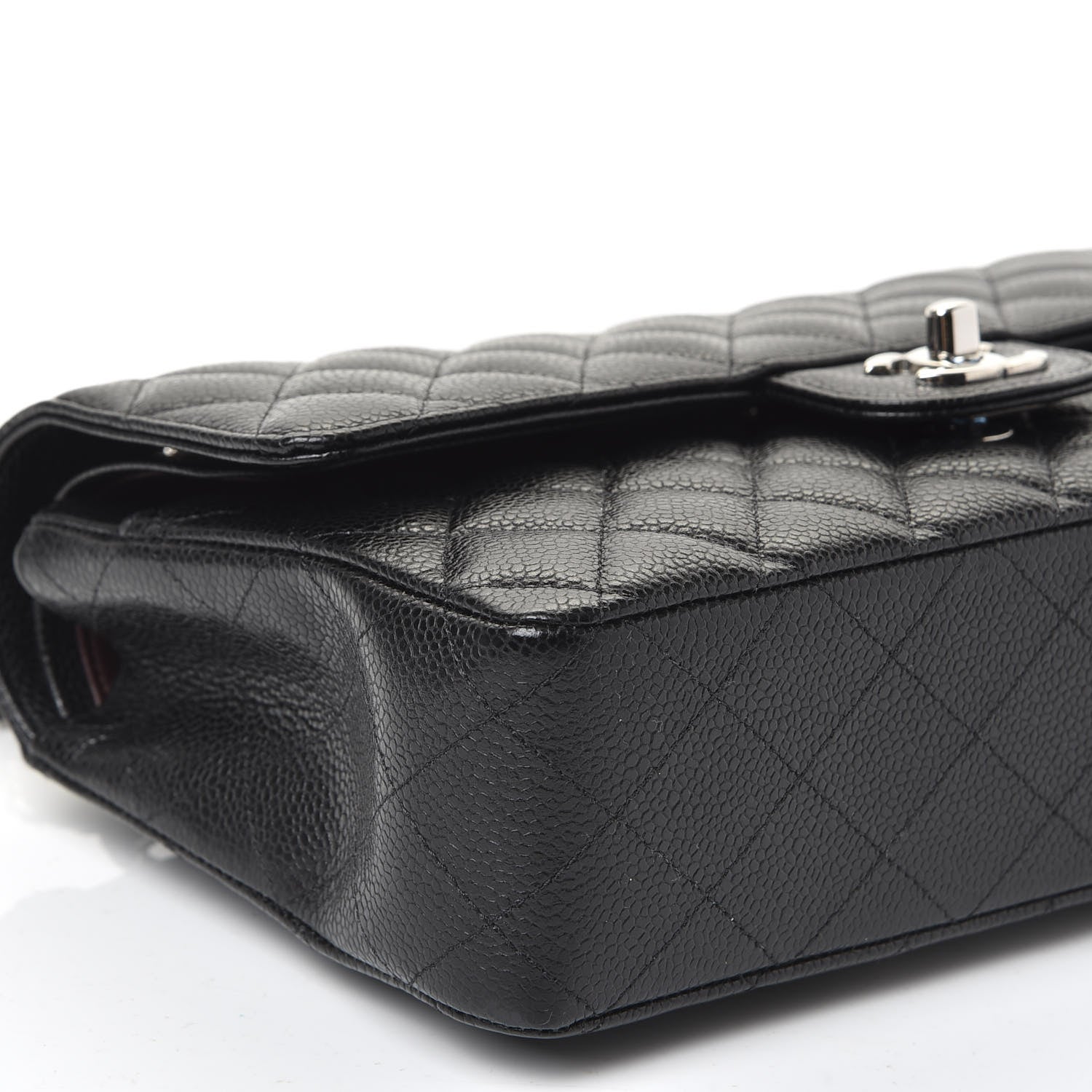 Chanel Caviar Quilted Medium Double Flap Black 5 of 10