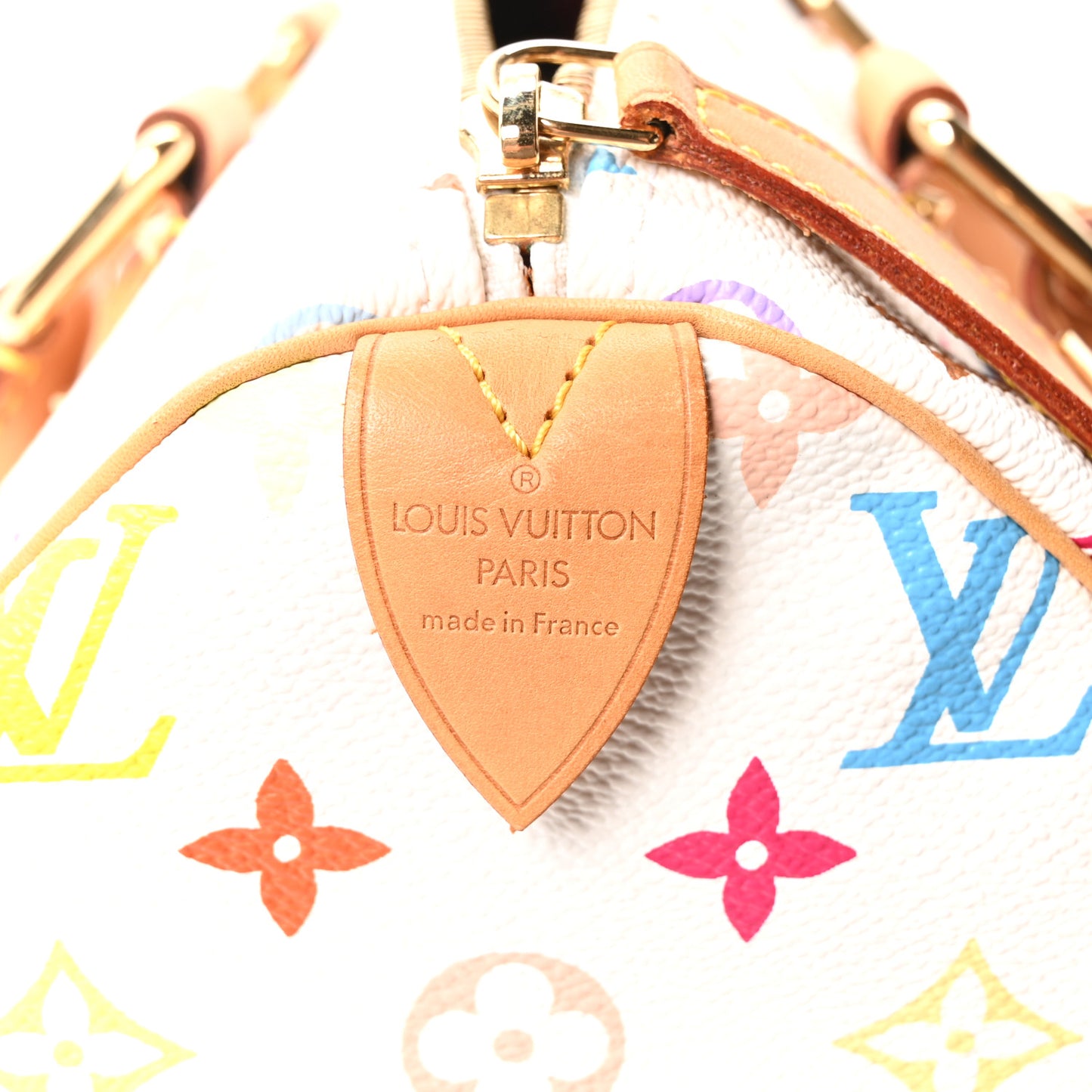 Monogram Multicolor Speedy 30 White