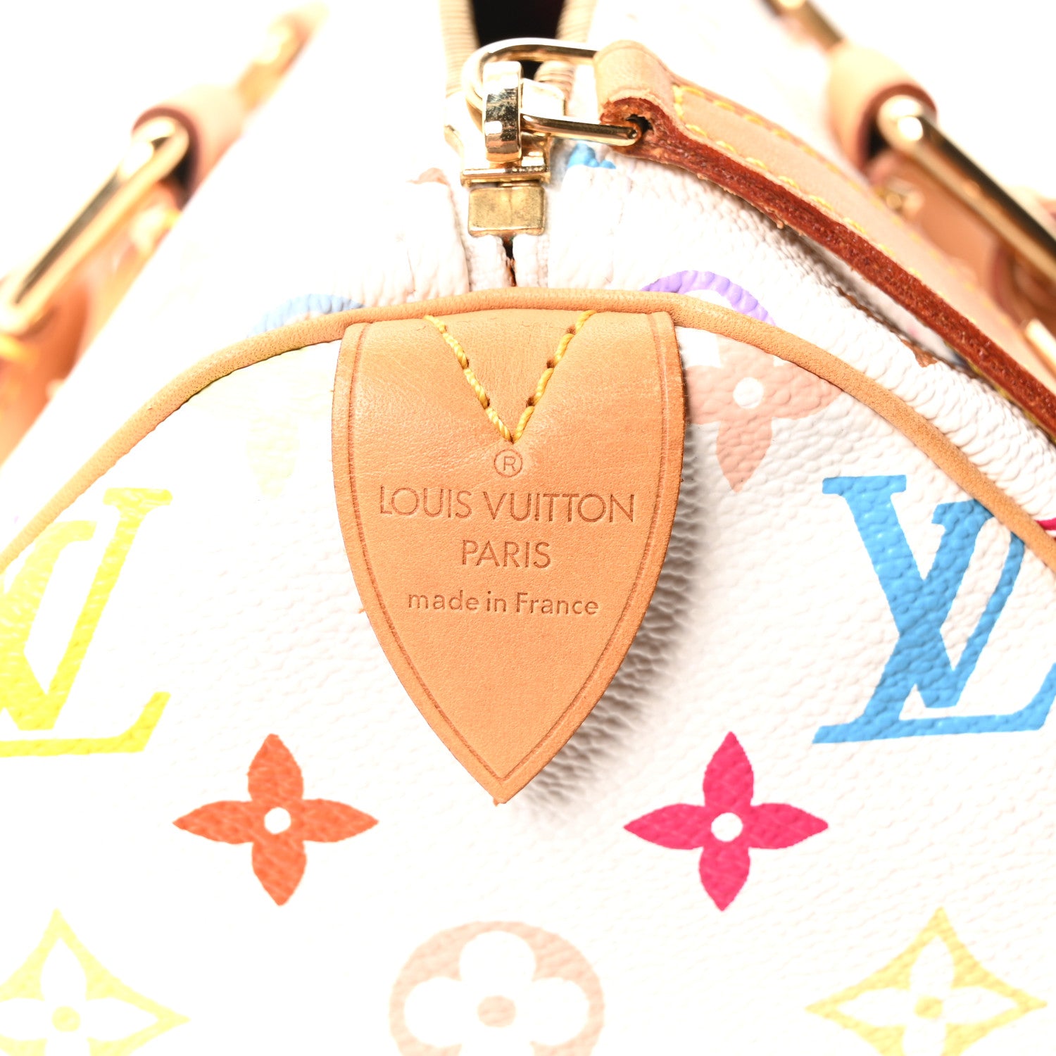 Louis Vuitton Monogram Multicolor Speedy 30 White 6 of 9
