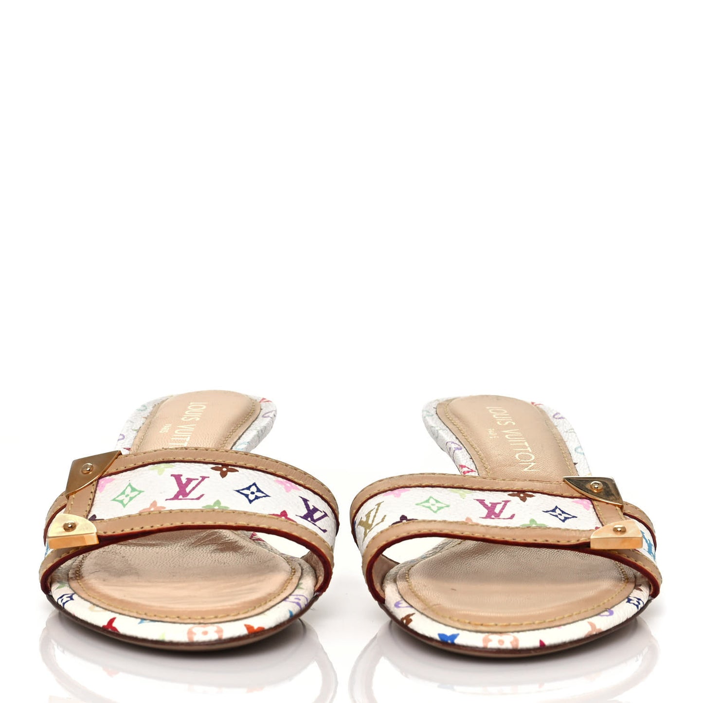 Monogram Multicolor Sandals White 37