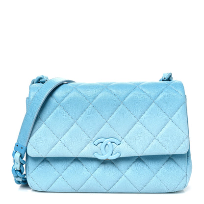 Chanel Shaded Caviar Quilted My Everything Flap Light Blue 1 of 10