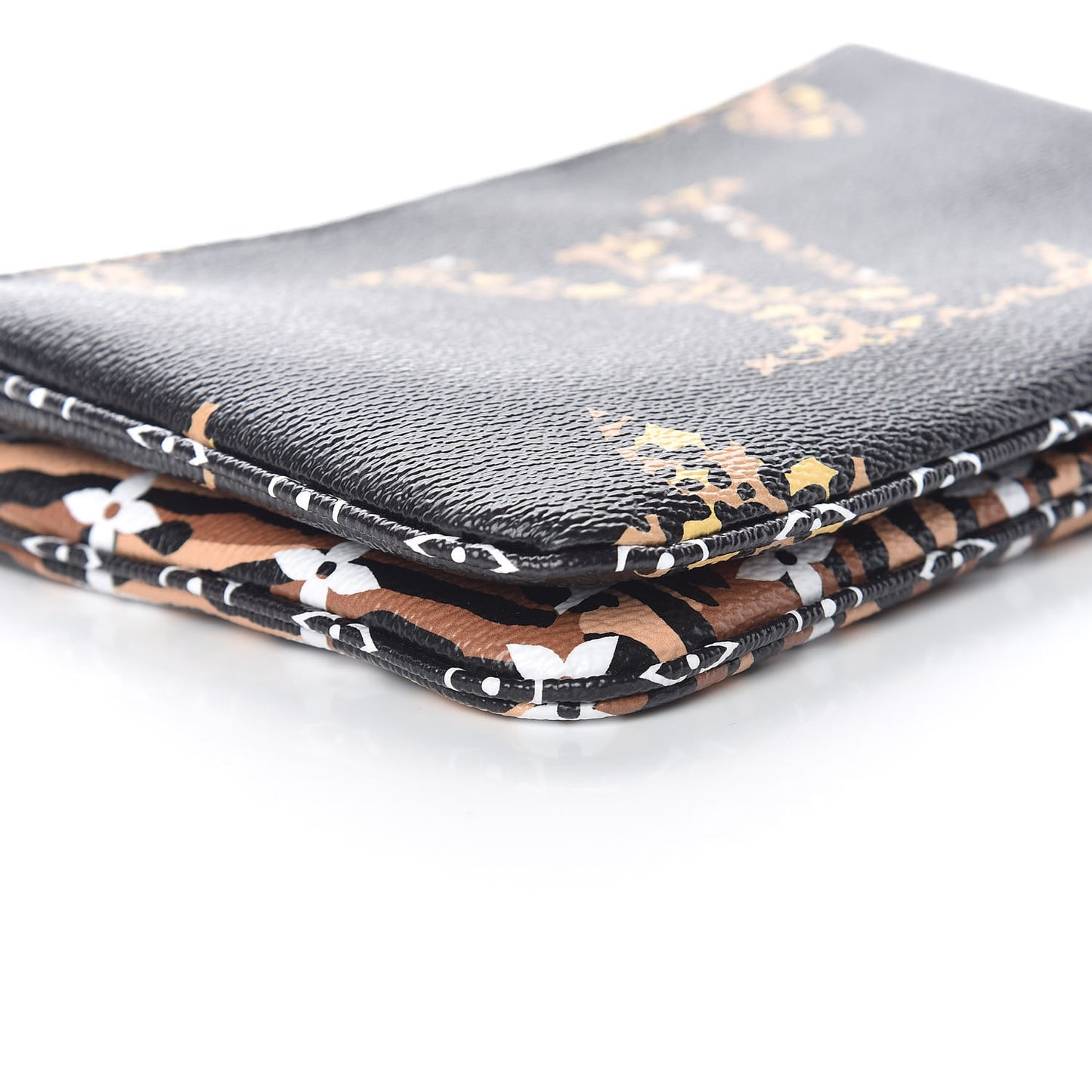 Monogram Giant Jungle Pochette Double Zip Black