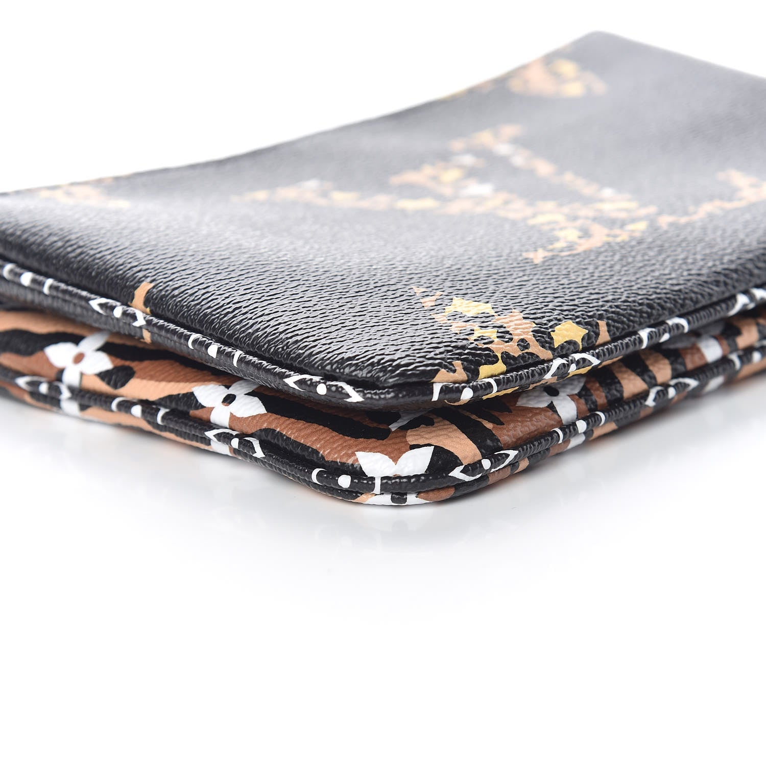 Louis Vuitton Monogram Giant Jungle Pochette Double Zip Black 6 of 11