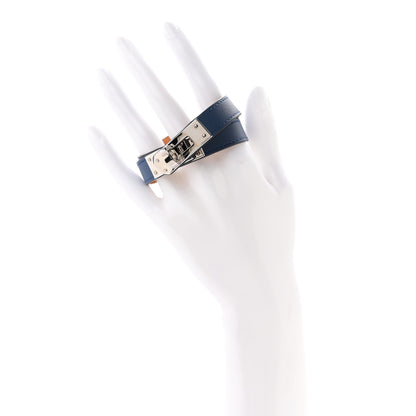 Hermes Swift Kelly Double Tour Bracelet XS Bleu Agate 2 of 6