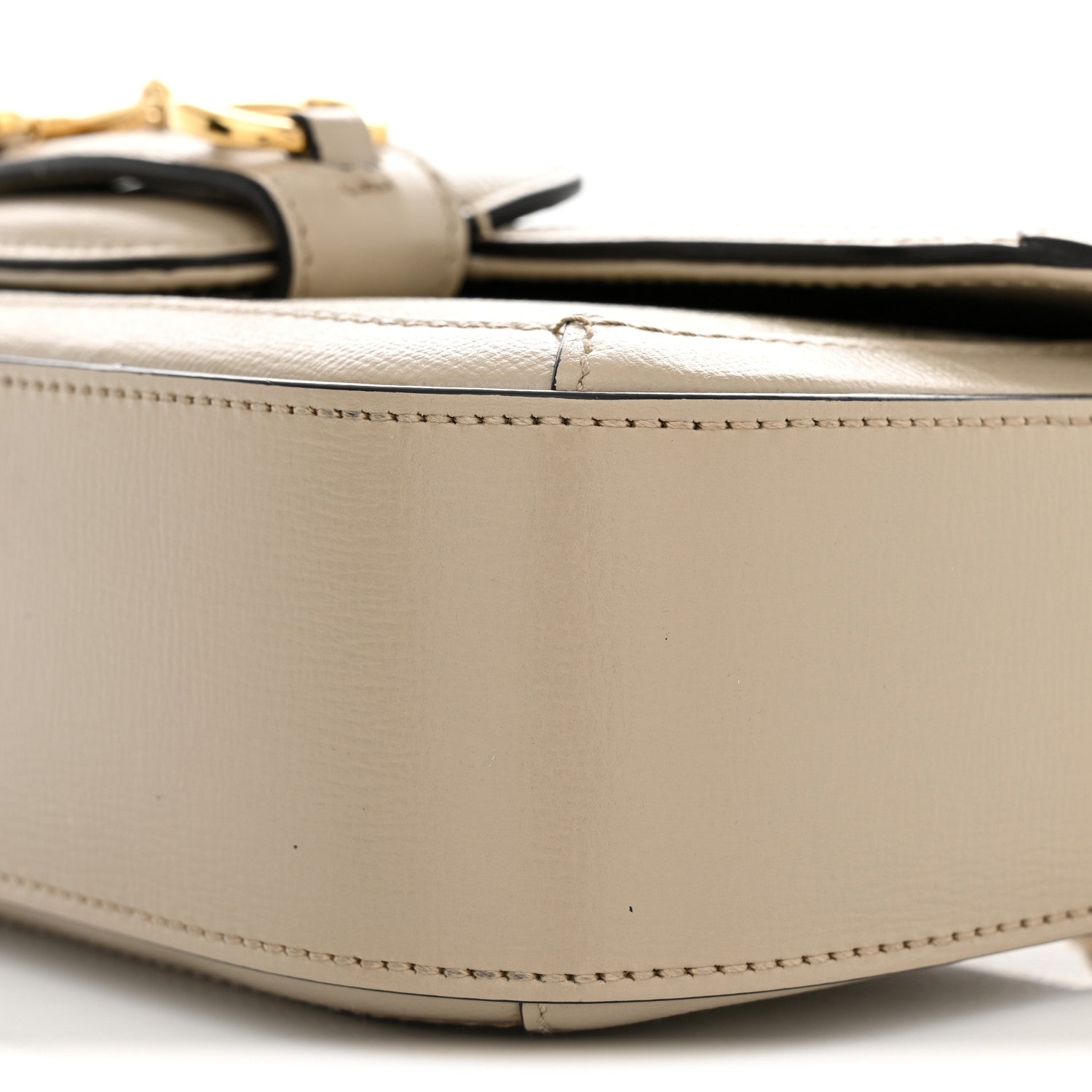 Gucci GG Supreme Monogram Small Horsebit 1955 Chain Shoulder Bag Beige Mystic White 10 of 13