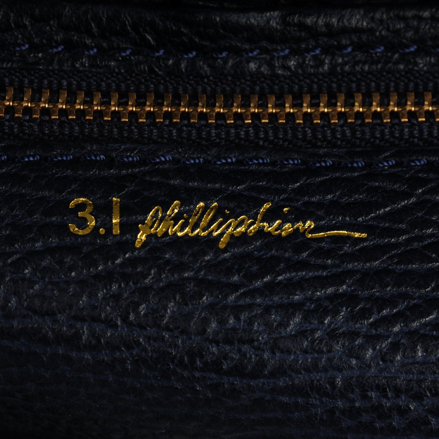 3.1 Textured Calfskin Mini Pashli Satchel Ink