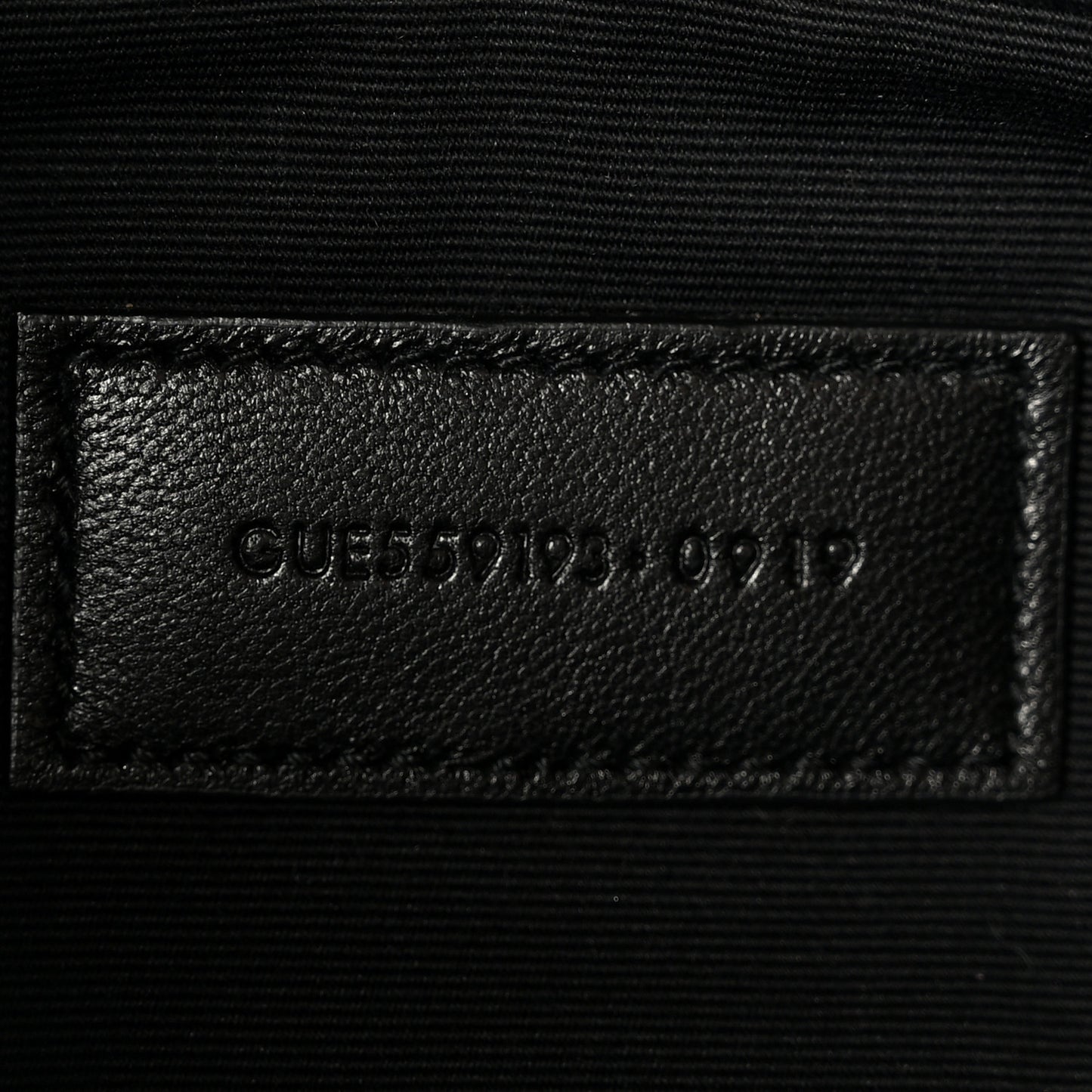 Calfskin Matelasse Monogram Cassandre Tablet Pouch Black