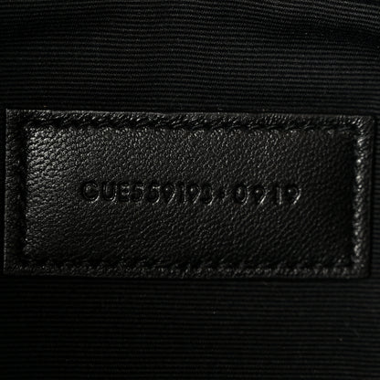 Saint Laurent Calfskin Matelasse Monogram Cassandre Tablet Pouch Black 7 of 9