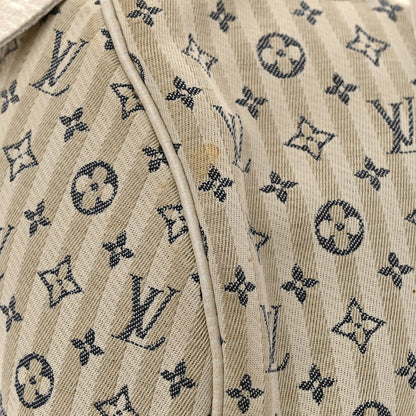 Louis Vuitton Mini Lin Croisette Speedy 30 Blue 14 of 15
