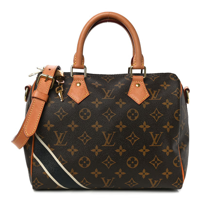 Louis Vuitton Monogram My LV Heritage Speedy Bandouliere 25 Black Ivory 1 of 12
