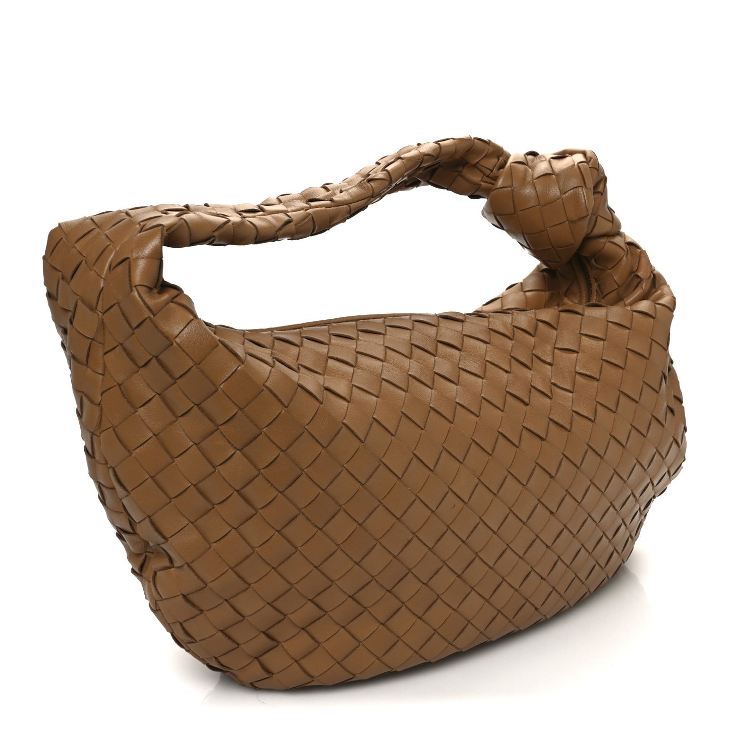 Nappa Intrecciato Medium Jodie Caramel