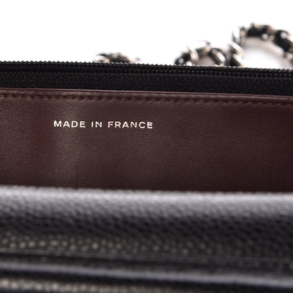 Chanel Caviar Quilted Wallet On Chain WOC Black 7 of 11