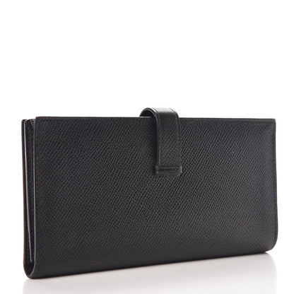 Hermes Epsom Bearn Gusset Wallet Black 4 of 9