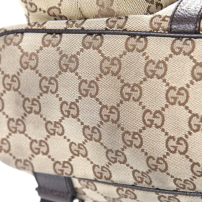 Gucci Monogram Backpack Dark Brown 13 of 14