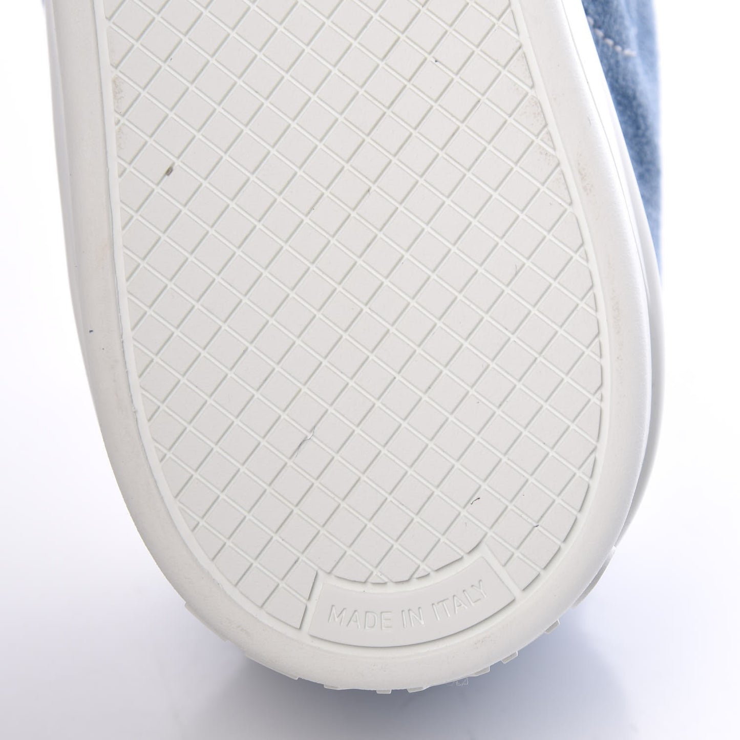 Suede Calfskin Sneakers 41 Sky Blue