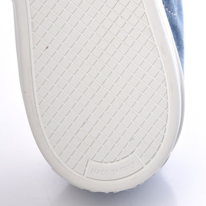 Chanel Suede Calfskin Sneakers 41 Sky Blue 6 of 13