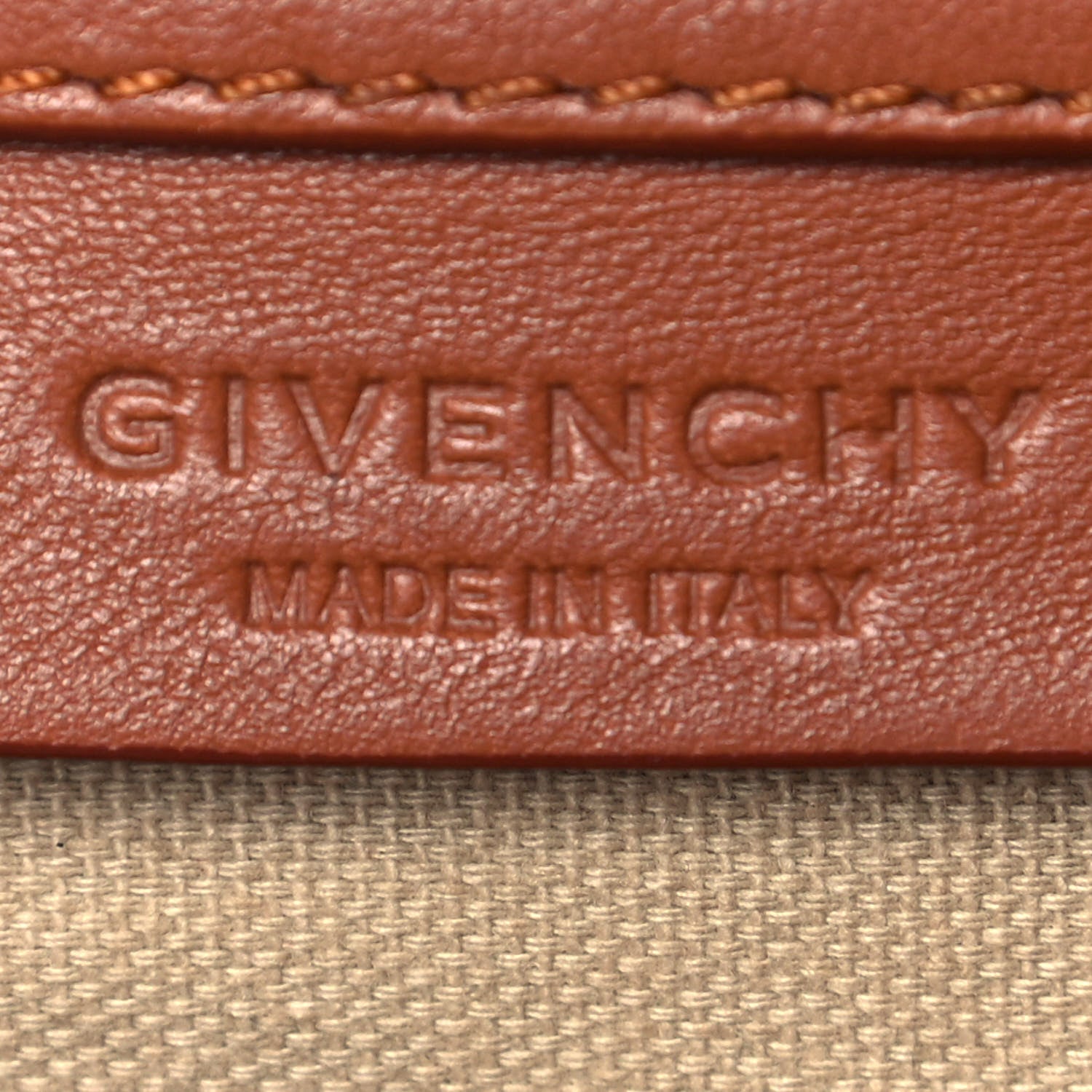 Givenchy Tumbled Sheepskin Medium Pandora Cognac 16 of 20
