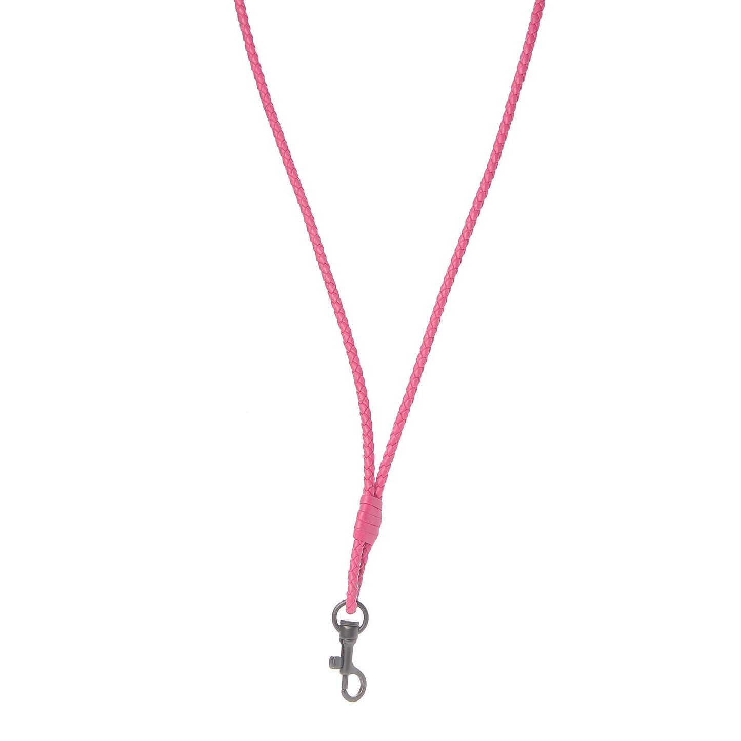 Nappa Intrecciato Lanyard Strap Pink