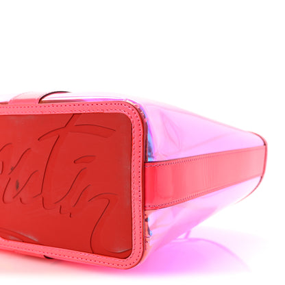 Christian Louboutin PVC Spikes East West Cabata Tote Pink 9 of 9
