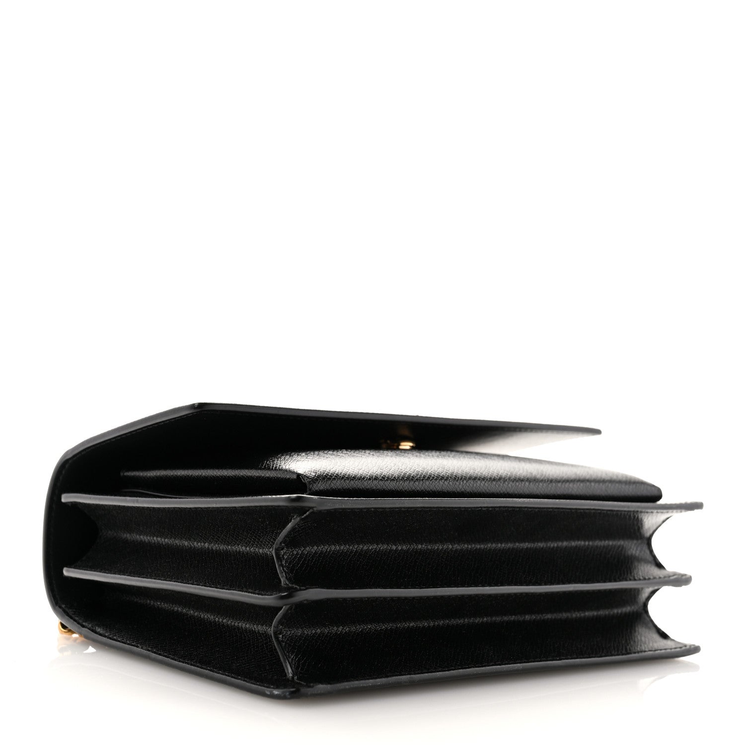 Saint Laurent Coated Bark Calfskin Medium Monogram Sunset Black 4 of 9