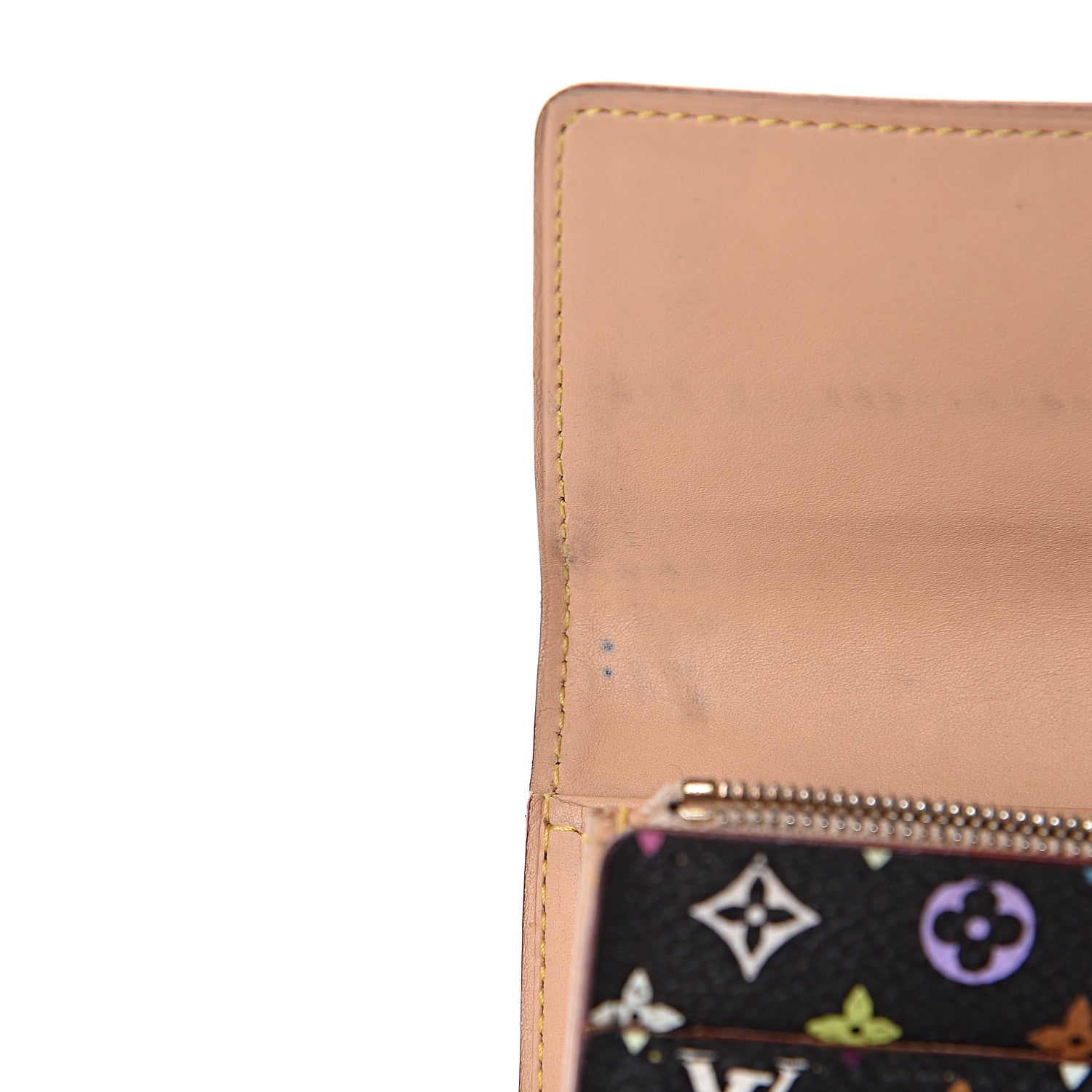 Louis Vuitton Monogram Multicolor Sarah Wallet Black 6 of 13